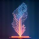 Innovation award featuring abstract interconnected lines and glowing light