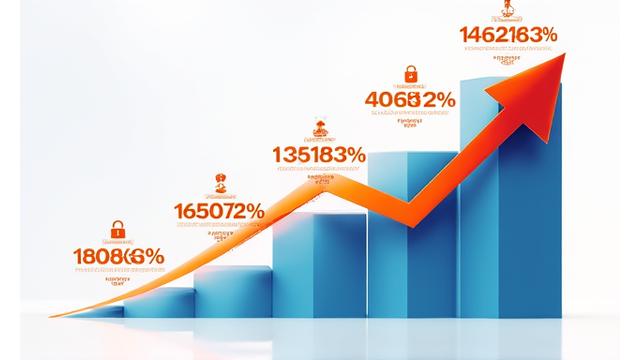 Infographic showing rising cyber attack statistics in Australia, represented by upward trending graphs and digital threat icons.
