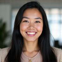 Portrait of Emily Chen, small business owner from Melbourne
