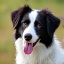 Cute, healthy Australian Shepherd dog, symbolizing pet care.
